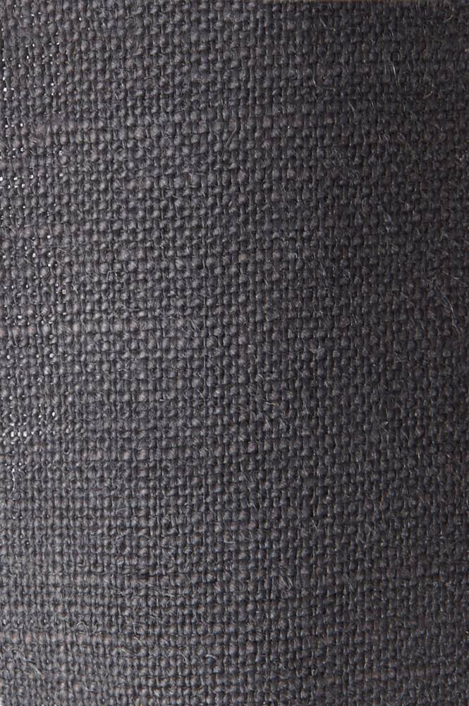 A006 LINEN tygprov Kolgrå