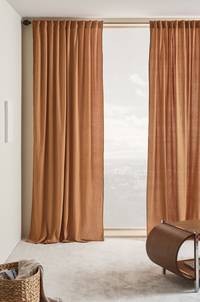 SADIE multifunktionsgardin 2-pack Bränd orange