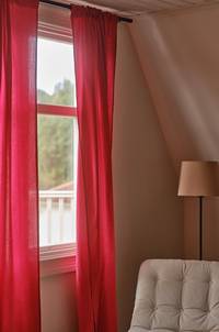 SADIE multifunktionsgardin 2-pack Röd