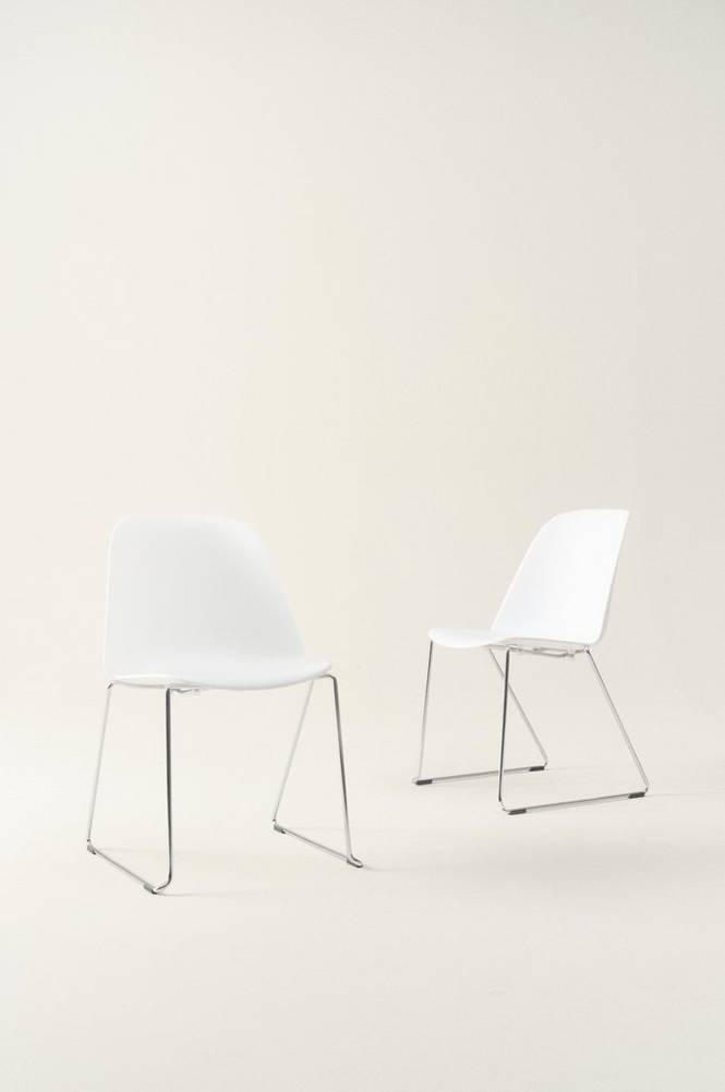 DIXON stol 2-pack Vit