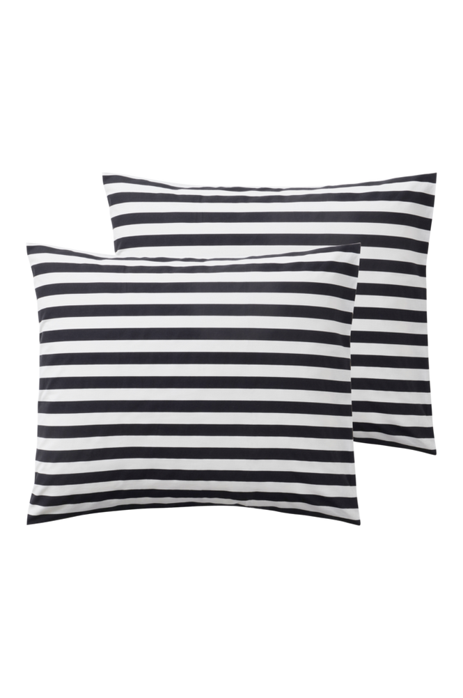 KAYO örngott 2-pack 60x50 cm Svart/vit