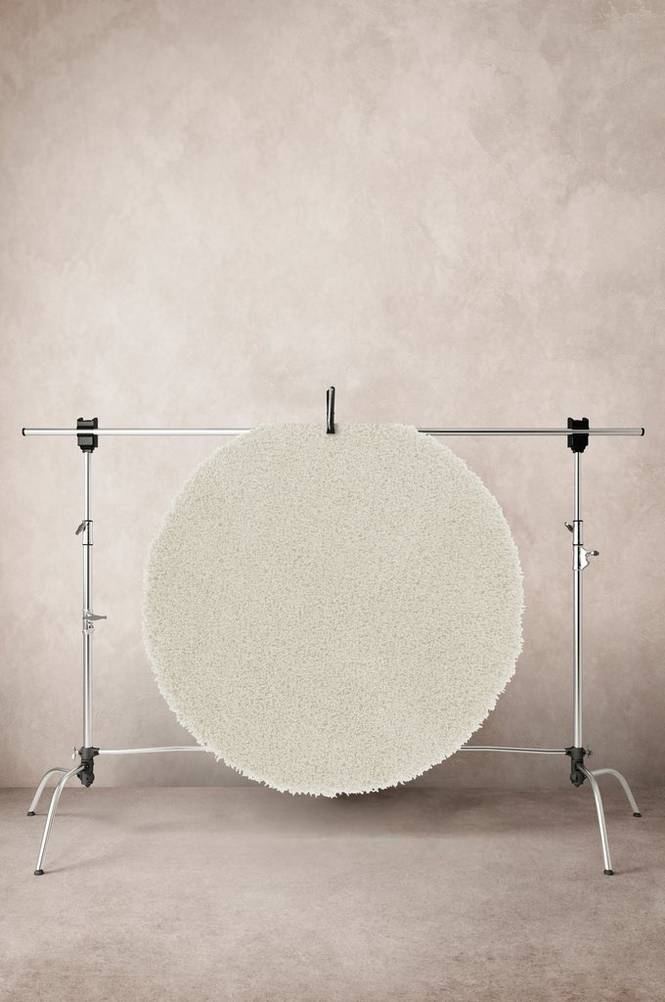 ROMAN luggmatta ø 120 cm Beige