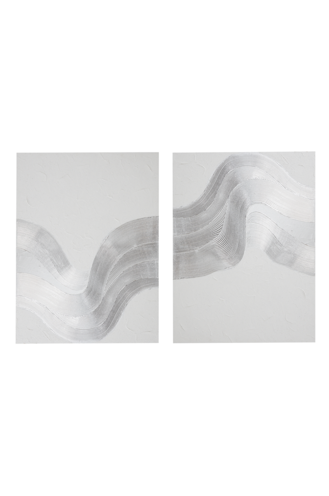 SWIRL kanvaasitaulut 90x120 cm, 2/pakk.