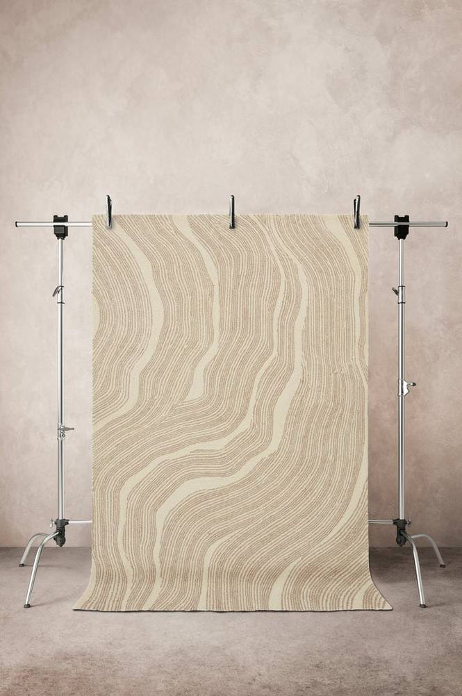 CONNOR ullmatta Beige/naturvit
