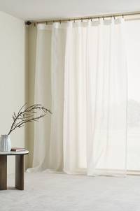 ALBA voilegardin extra bred 1 längd Vit