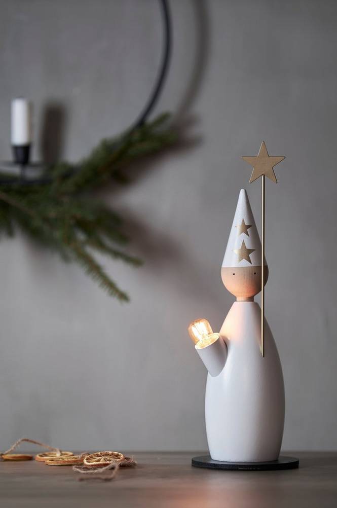 Ljusstake Lucia Classic höjd 33 cm White