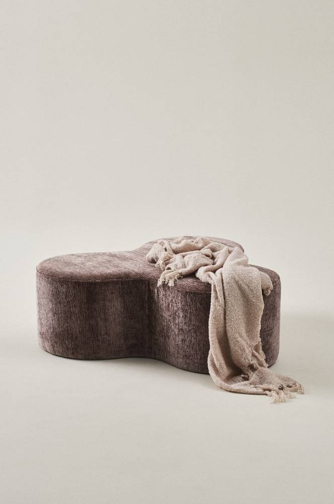 MINTAKA sittpuff 99x81 cm Brun
