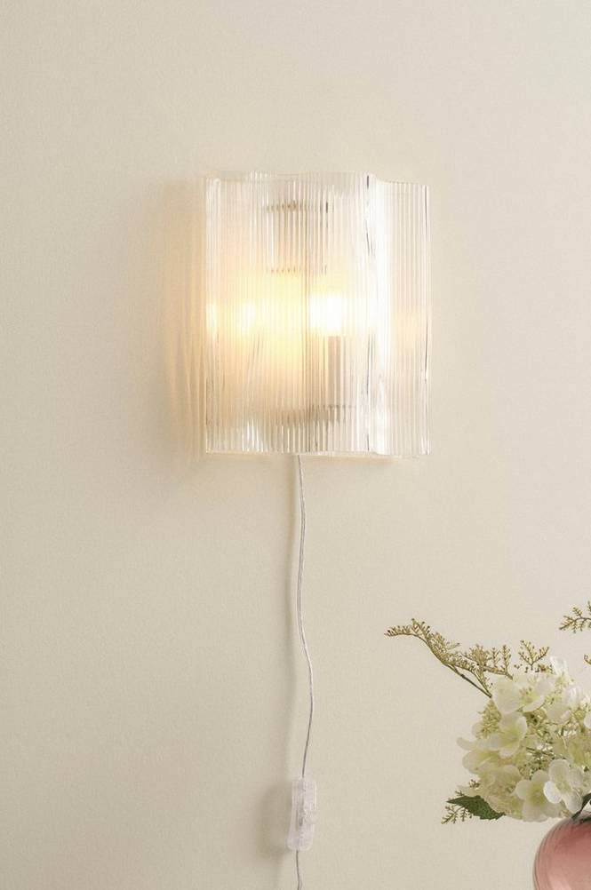 EUROPA vägglampa Klarglas