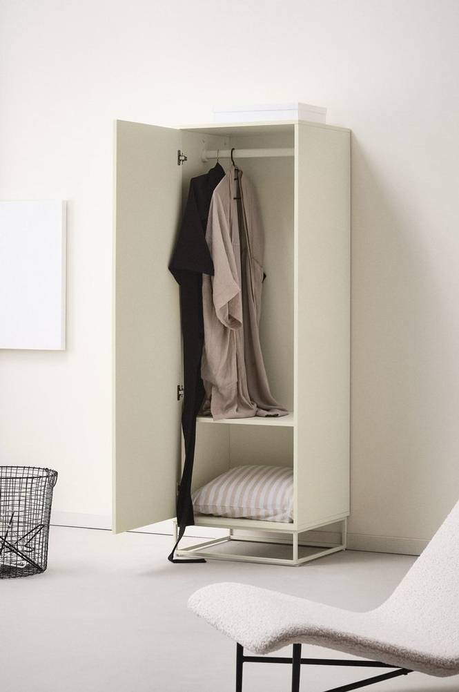 LYCKEBY garderob Beige
