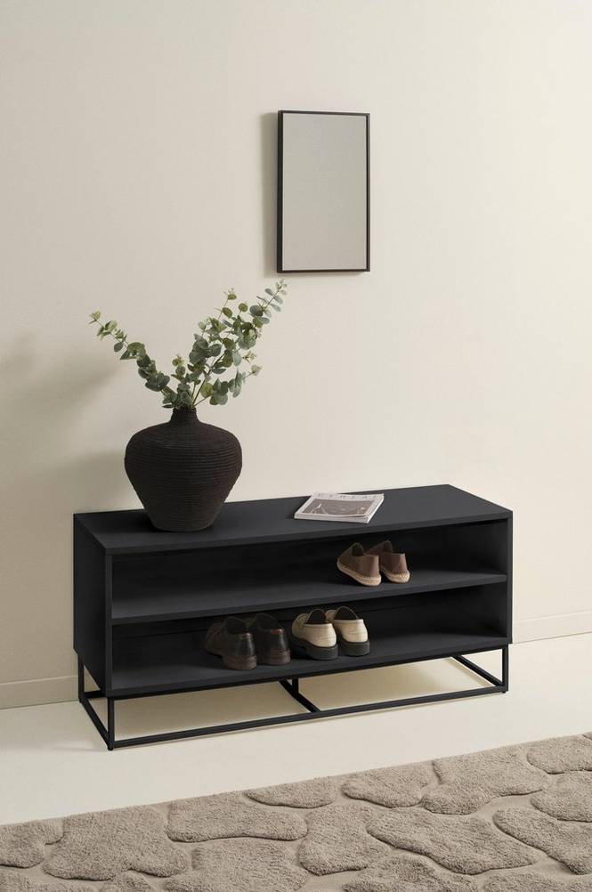 LYCKEBY bänk 120 cm Svart