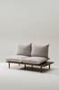 BELMONT vasen sohvamoduuli Teak/beige