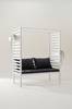 CARLO sofa med pergola Hvit