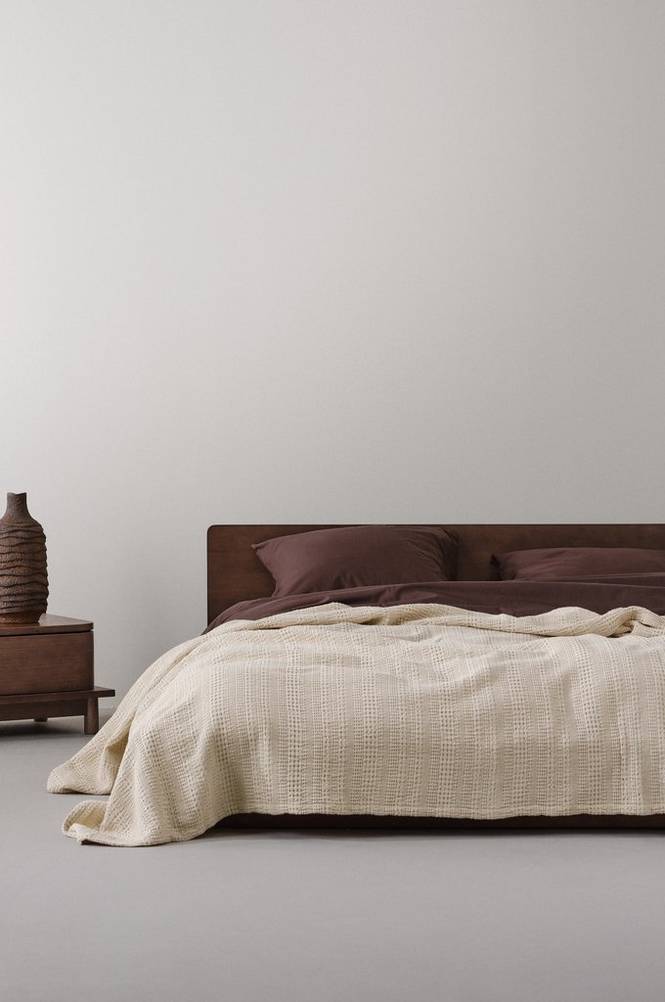 ANILLE överkast Sandbeige