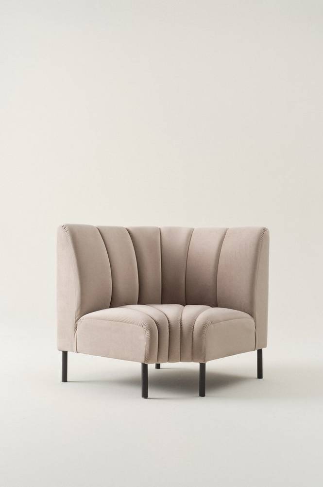 SANTOS kökssoffa hörnmodul Beige
