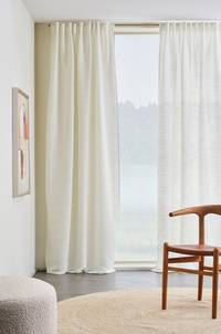 TESS multifunktionsgardin 2-pack Naturvit