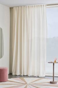 LUNI multifunktionsgardin 1 längd - extra bred Naturvit