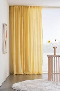 LUNI multifunktionsgardin 1 längd - extra bred Gul