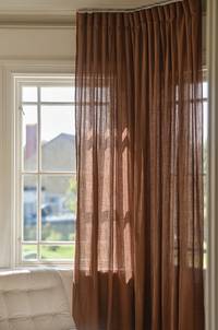 LUNI multifunktionsgardin 1 längd - extra bred Brun