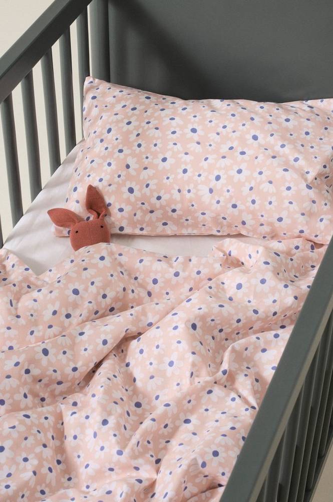 DAISY MINI pussilakanasetti pinnasänkyyn - ekologinen