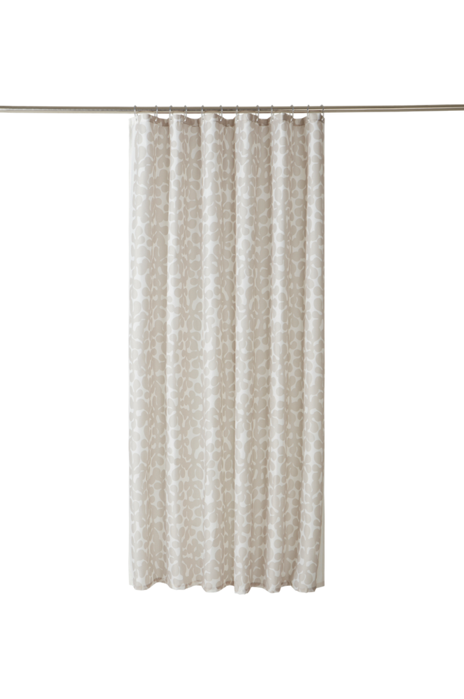 KNOTA duschdraperi Beige/benvit