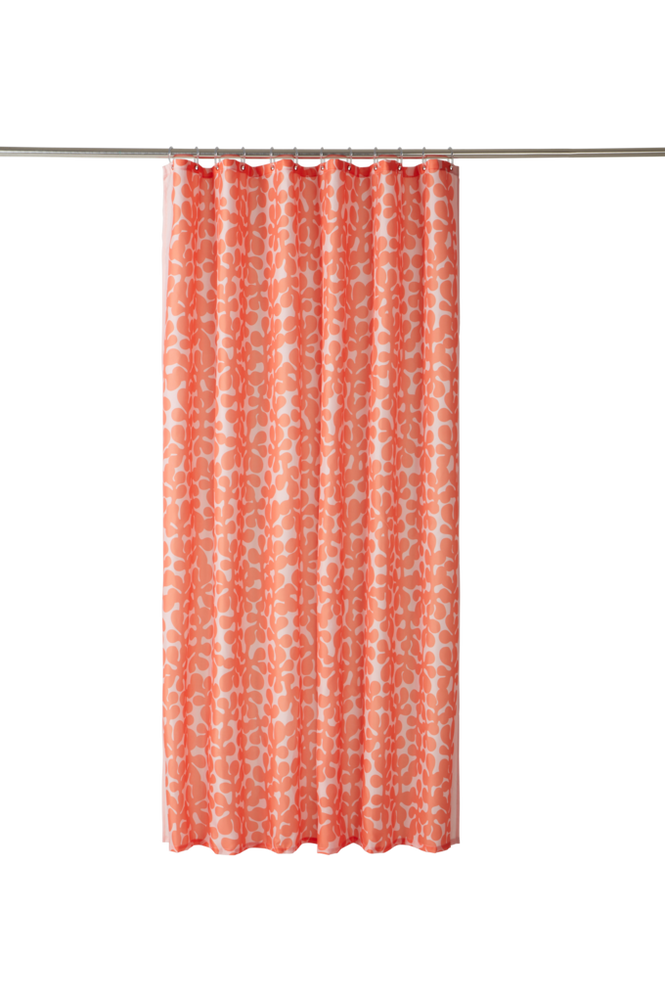 KNOTA duschdraperi Orange/persika