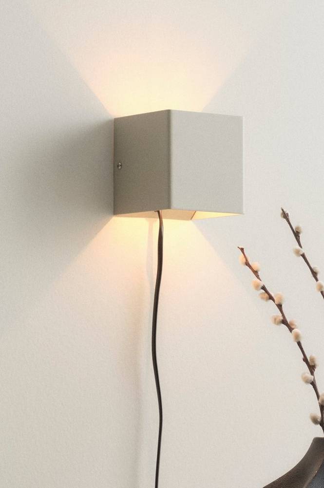 ARCACHON vägglampa Varmgrå