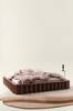 SOLVIK sengeramme 180 cm Dark Stain