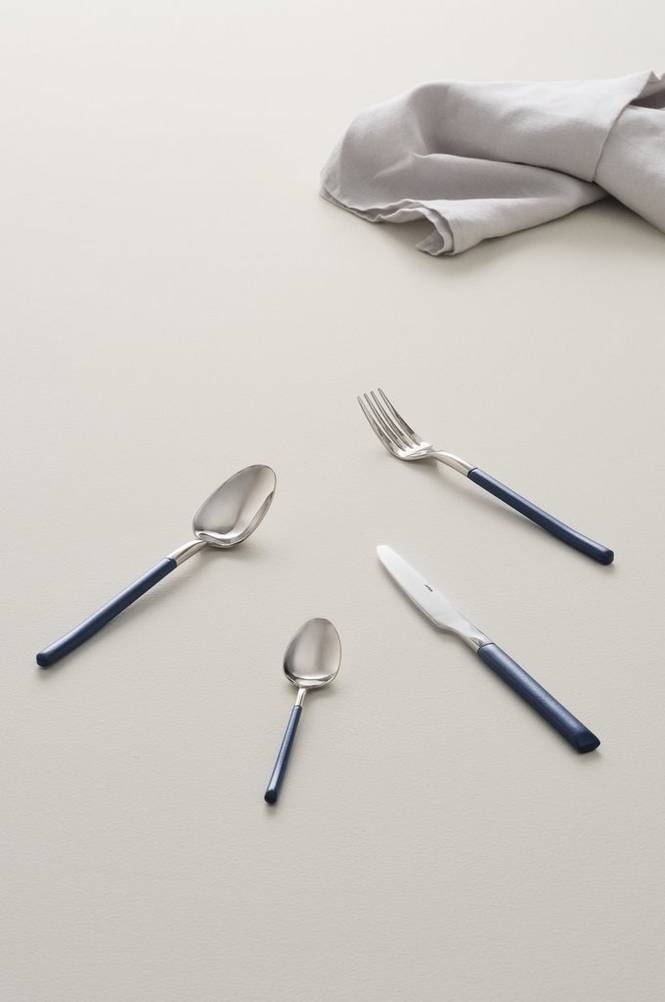 COLT bestickset 24 delar Silver/blå