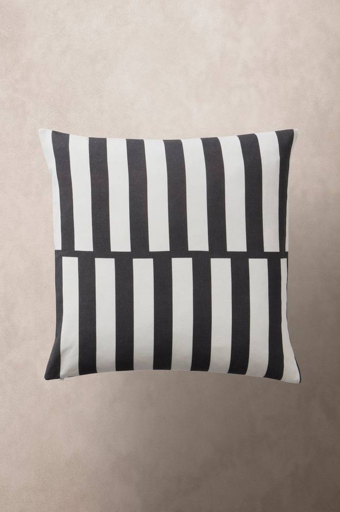 AIMA kuddfodral 50x50 cm Svart/naturvit