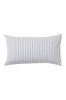 SIMA putetrekk 90x50 cm økologisk Hvit/gråsvart