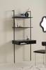 SOLOM skrivebord 48x65 cm Matt black