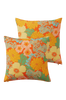 MENTON pute 2-pk Oransjeblomstret