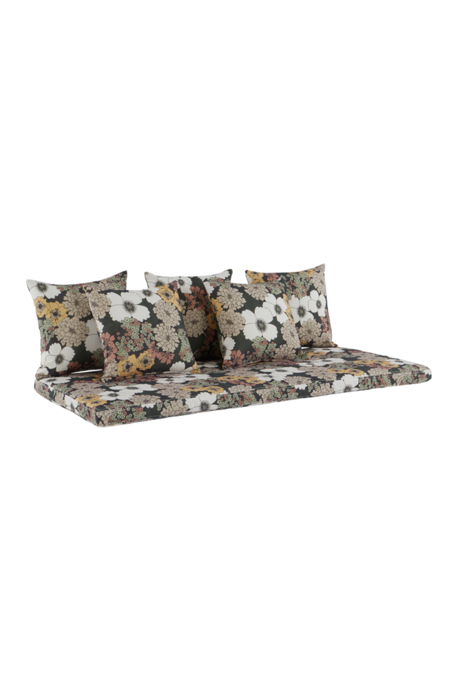 MENTON dynset soffa Grön-blommig