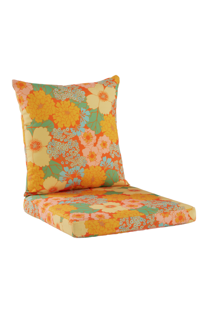 MENTON dynset matstol Orange-blommig