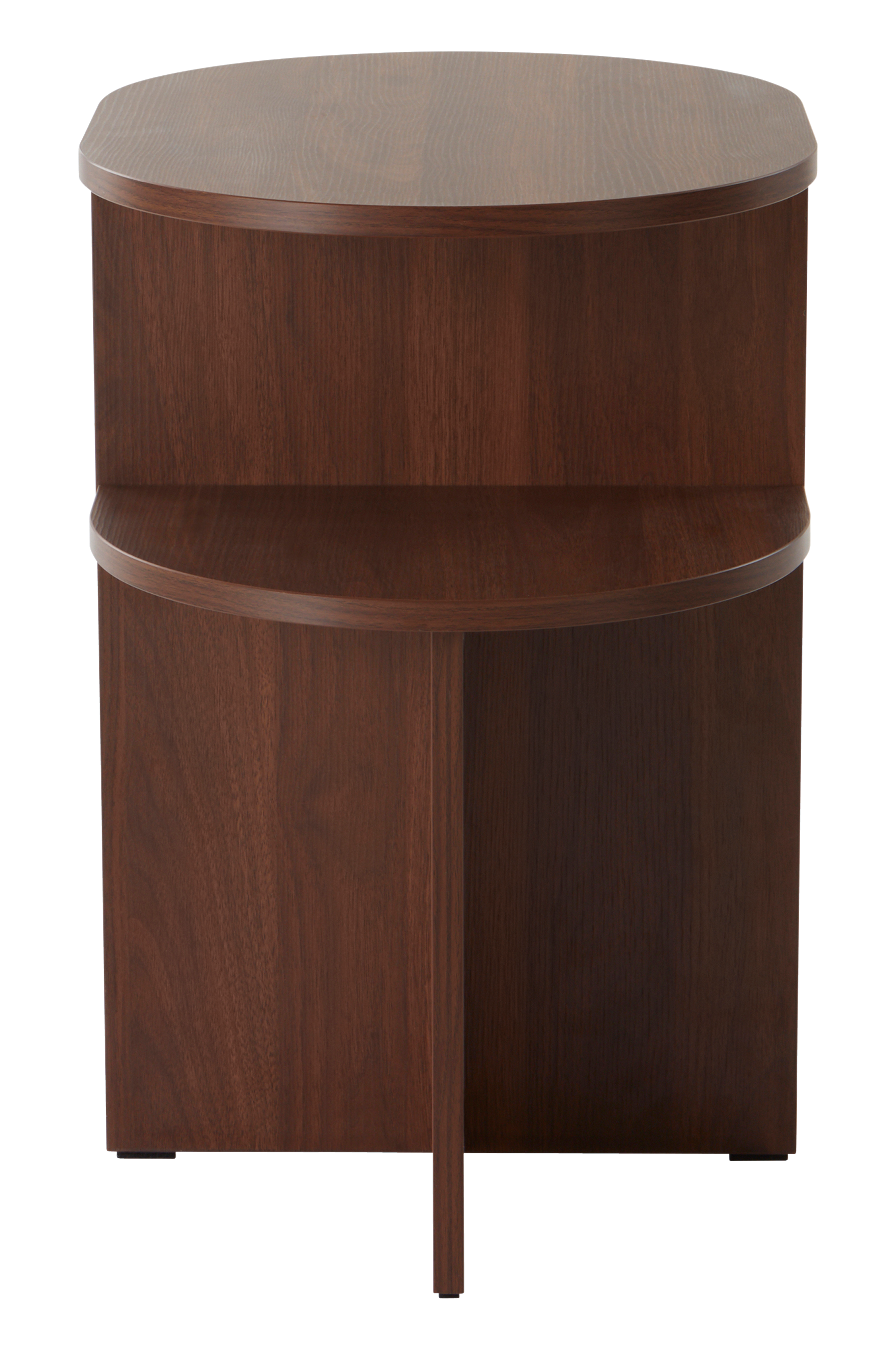 PERIA Beistelltisch 36x48 cm - Braun - Möbel