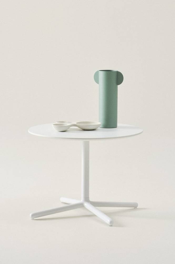WALTON soffbord ø 60 cm Vit