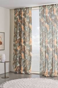 ASTA multifunktionsgardin 2-pack Brun