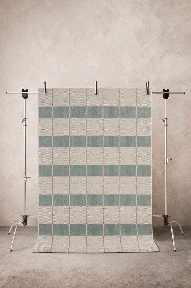 RITA slätvävd matta 160x230 cm Grön