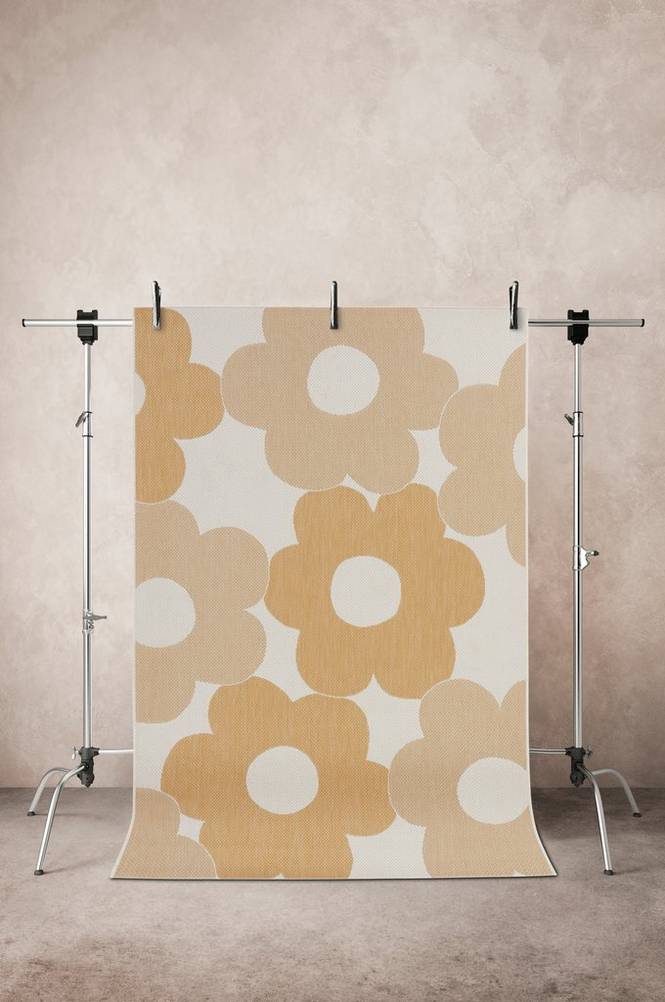 Agnese utomhusmatta 160x230 cm Honungsgul
