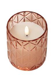 LED valo Flamme Romb 10 Cm Roosa Sisustus Jotex