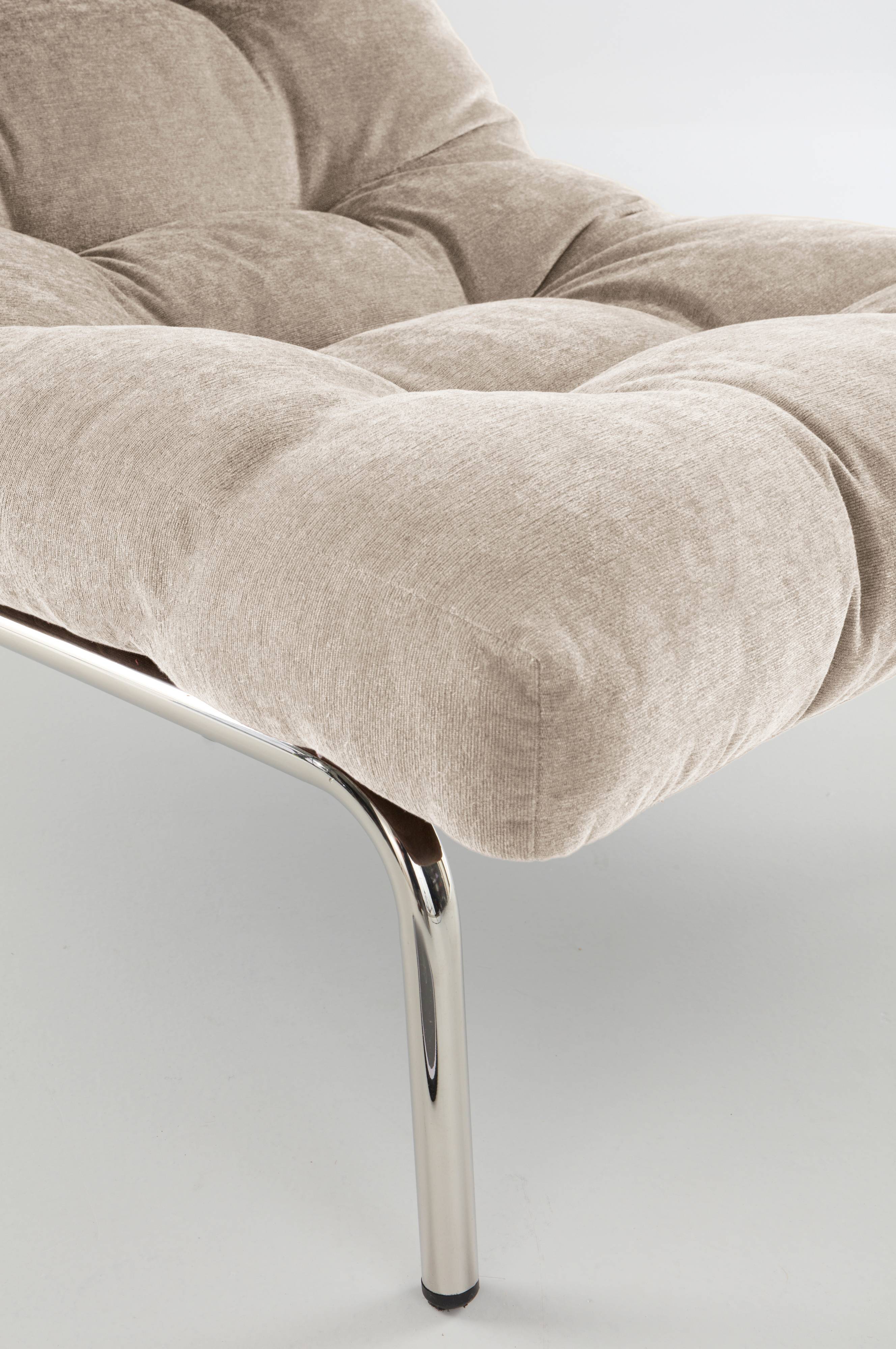 BURLESON Fåtölj - Modern Design & Rostfritt Stål