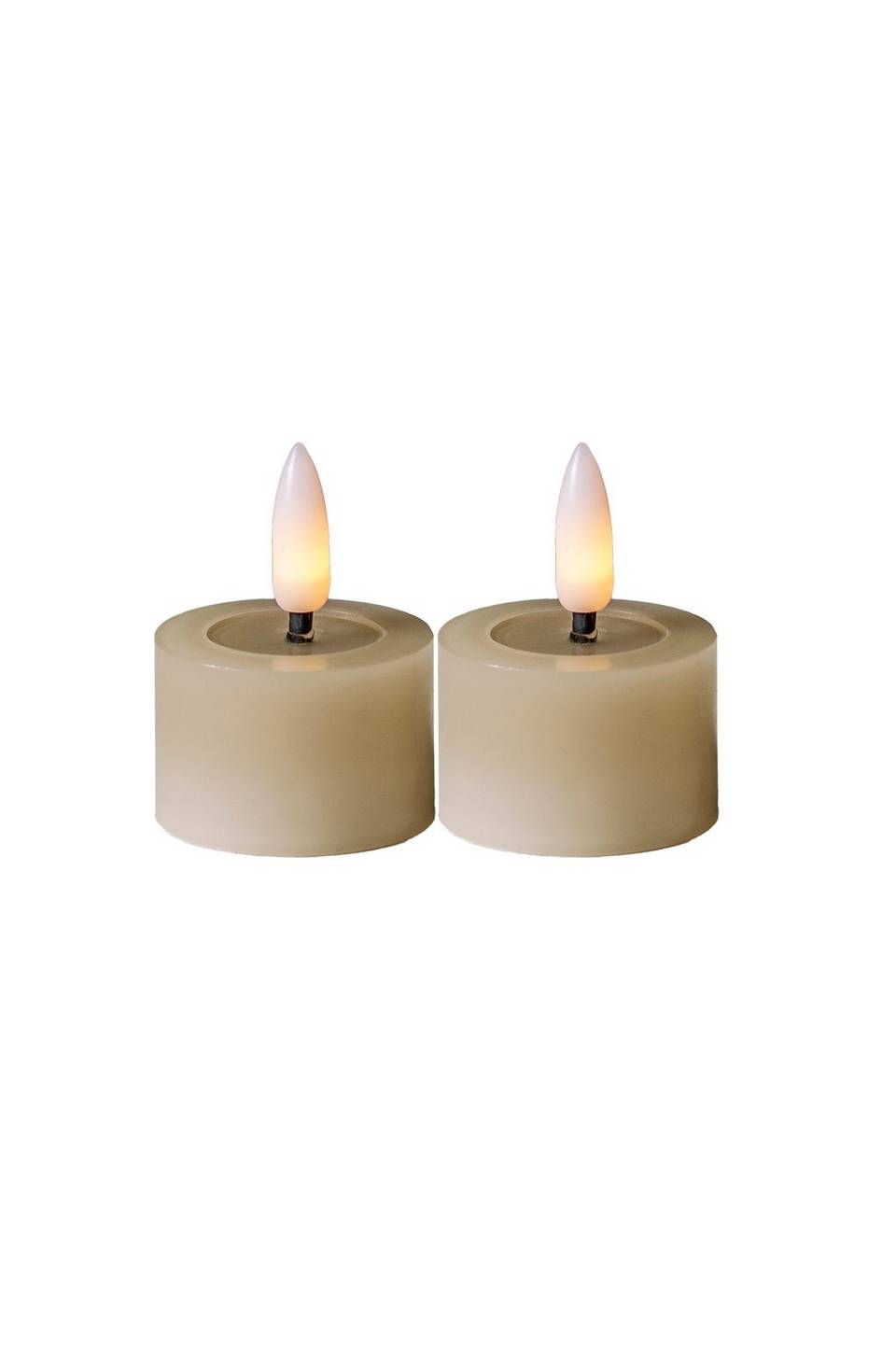 Star Trading FLOW batteridrivet värmeljus ø 4 cm 2-pack, beige från Star Trading, bild 4
