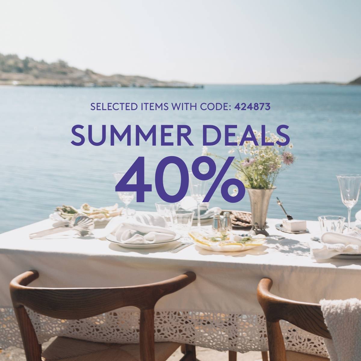 Op til 40% på sommerens favoritter