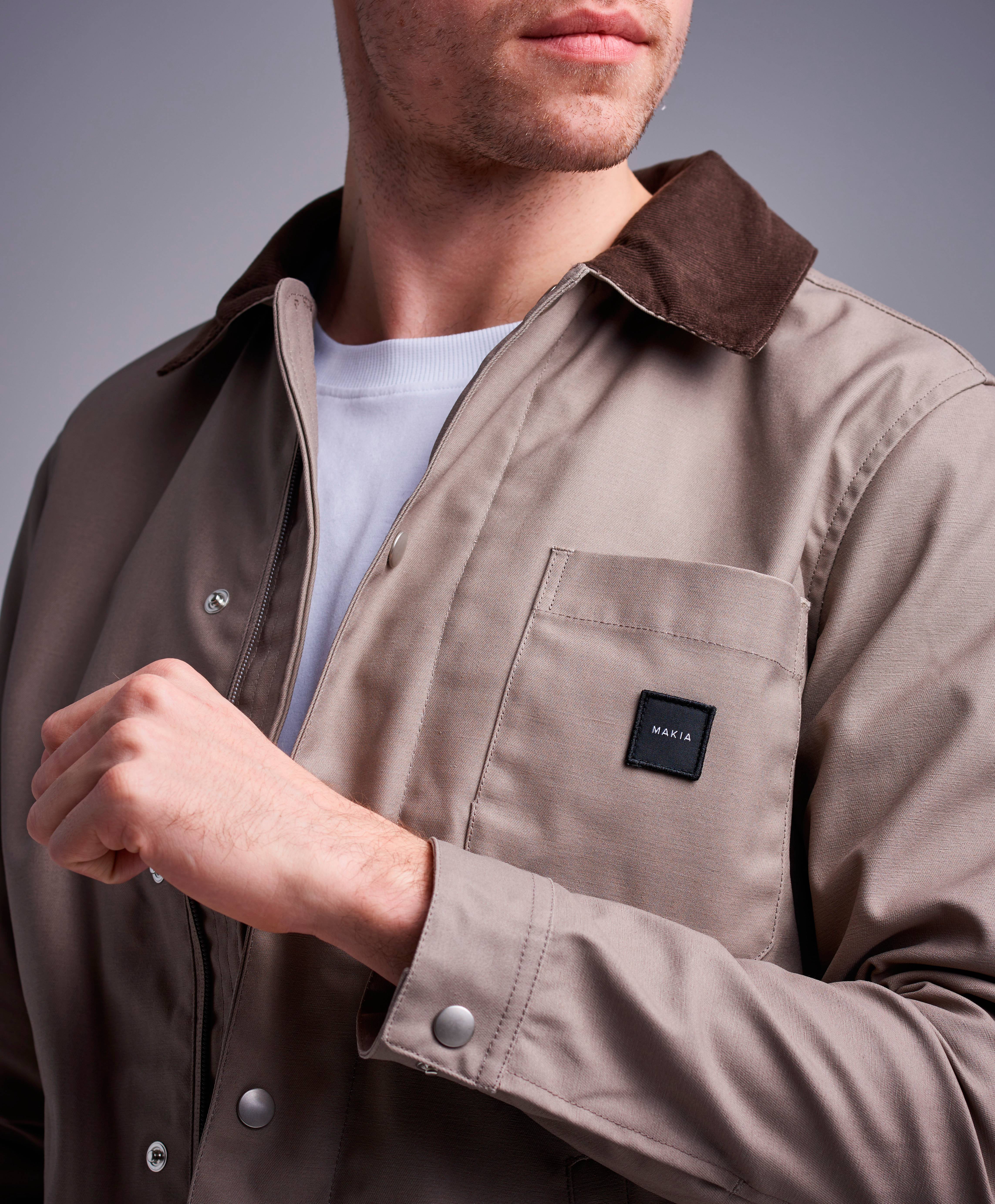 makia lined chore jacket