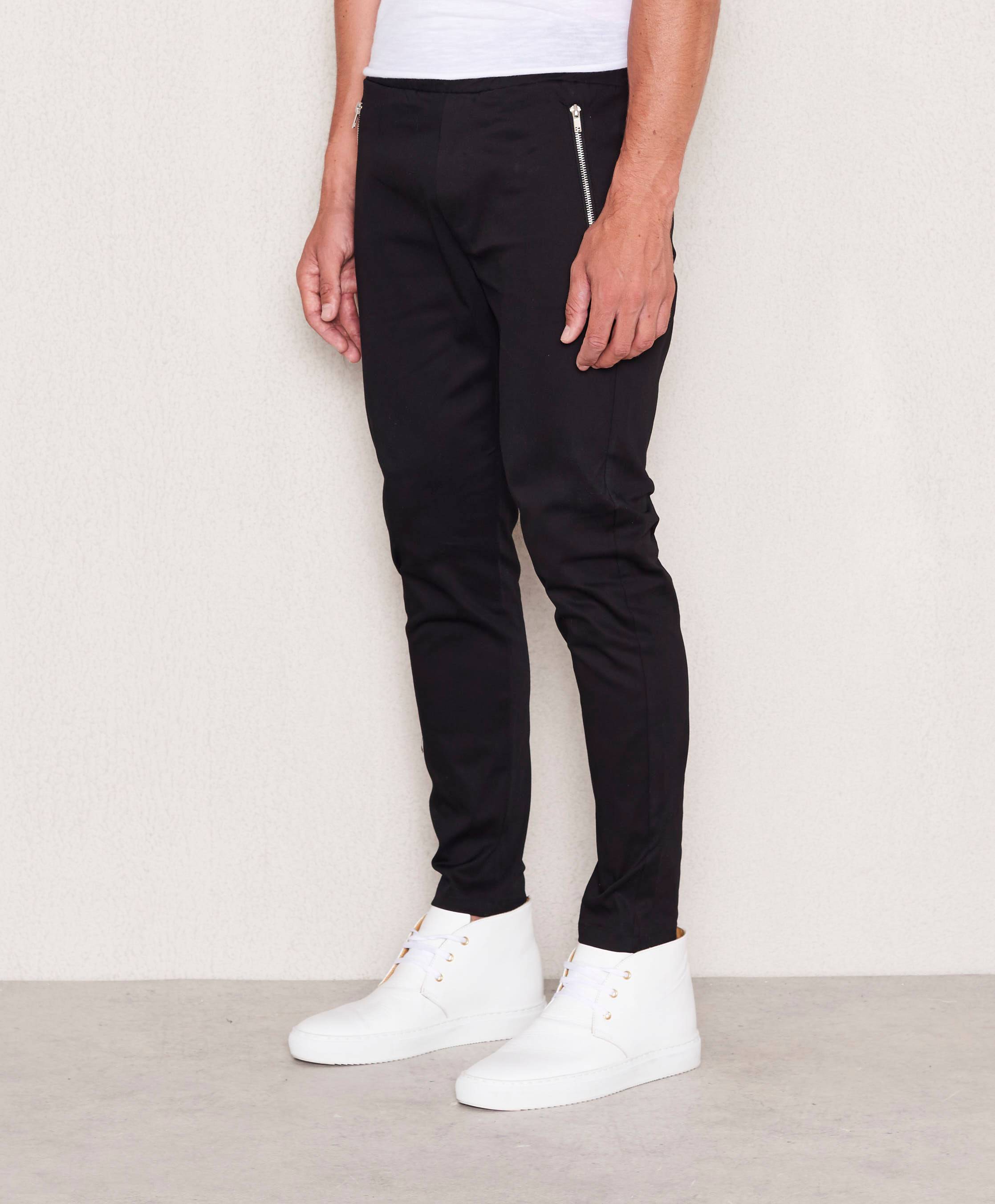 just junkies joggers with side stripe