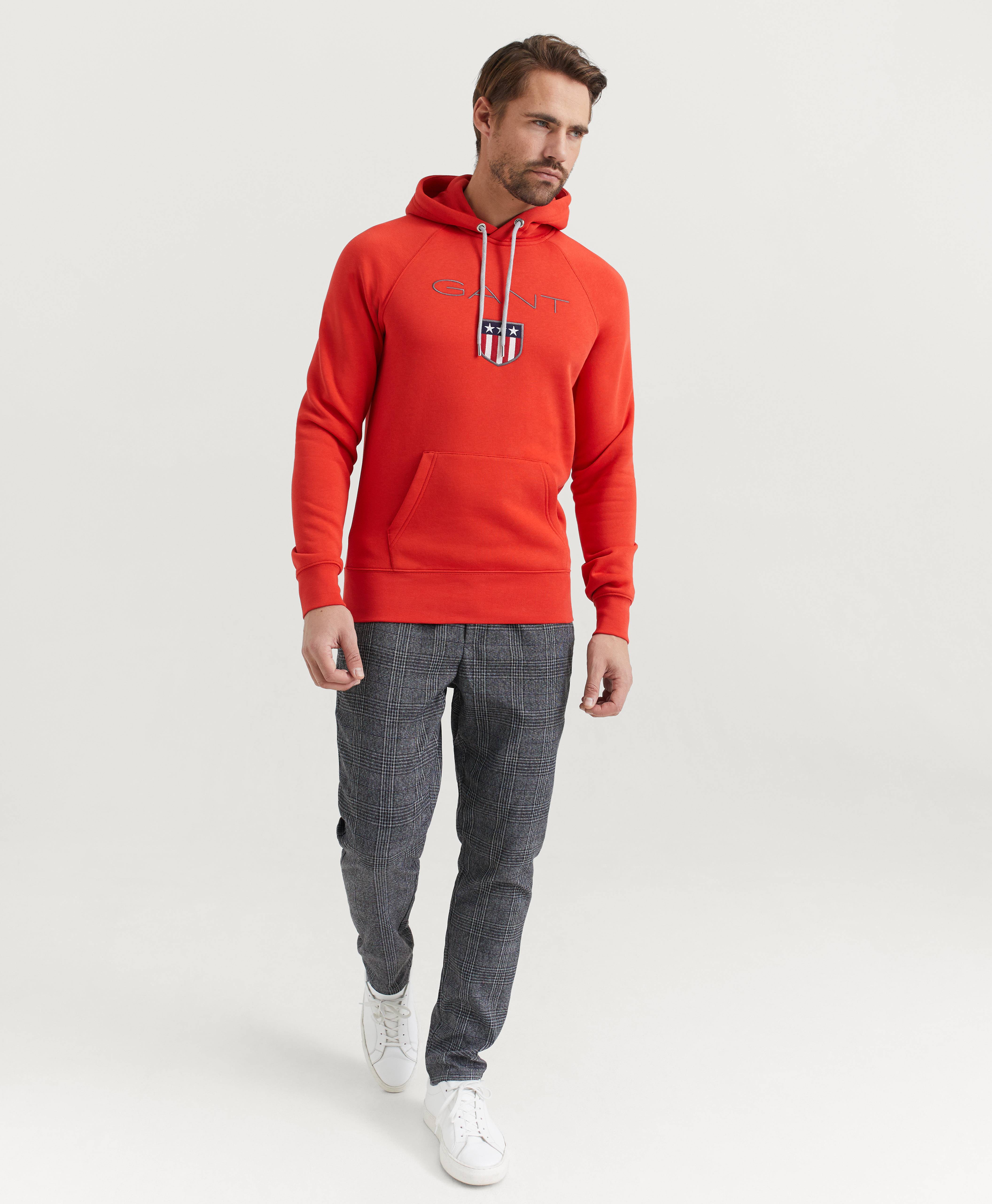 gant hoodie orange