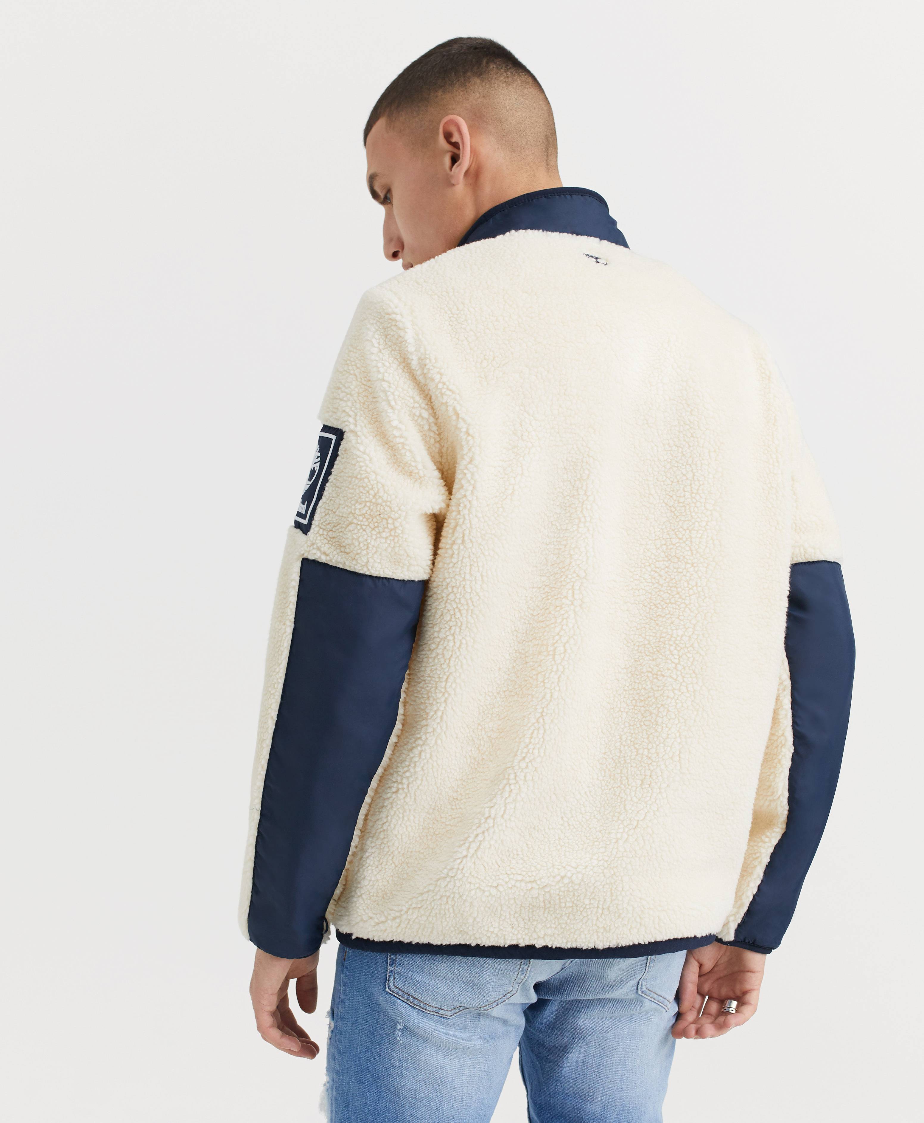 timberland archive sherpa fleece jacket