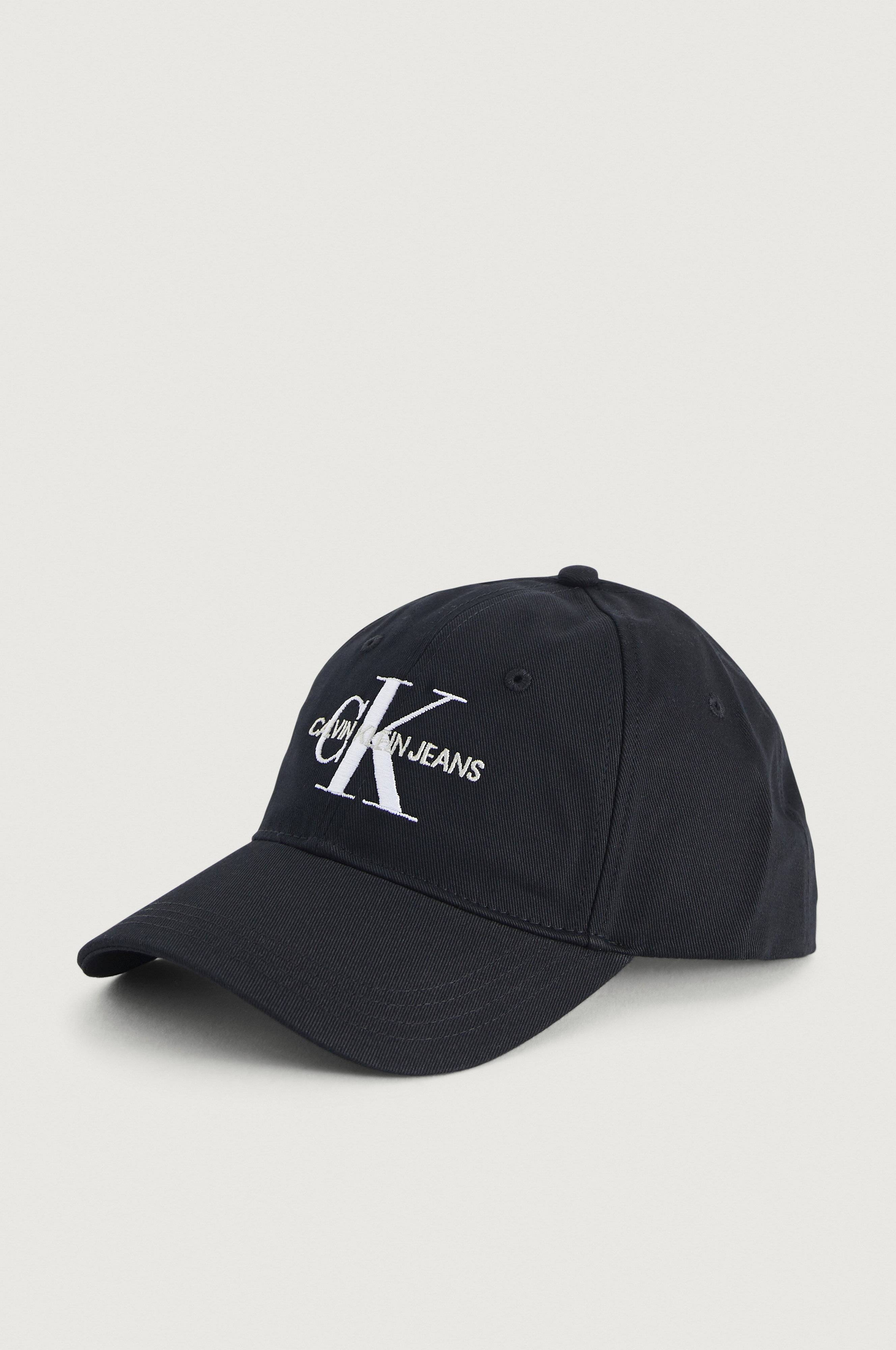 Calvin Klein Keps J Monogram Cap With Embroidery Svart Accessoarer