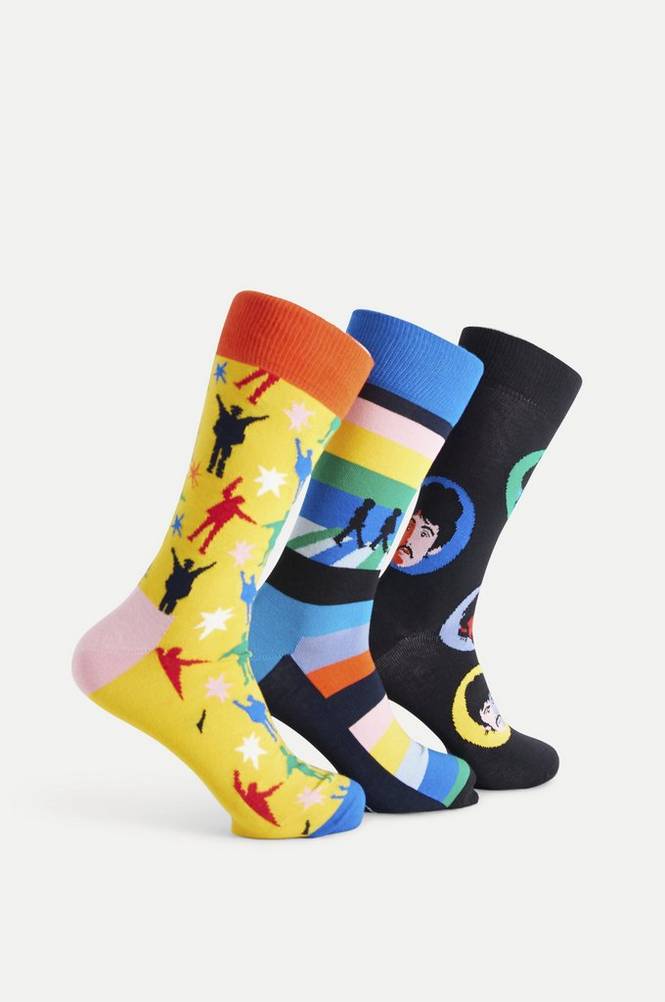 Sukat Beatles Gift Box 3 pack, Happy Socks