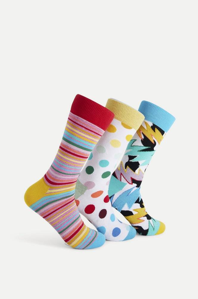 Sukat Mixed Pride Socks Gift Set, 3 paria, Happy Socks